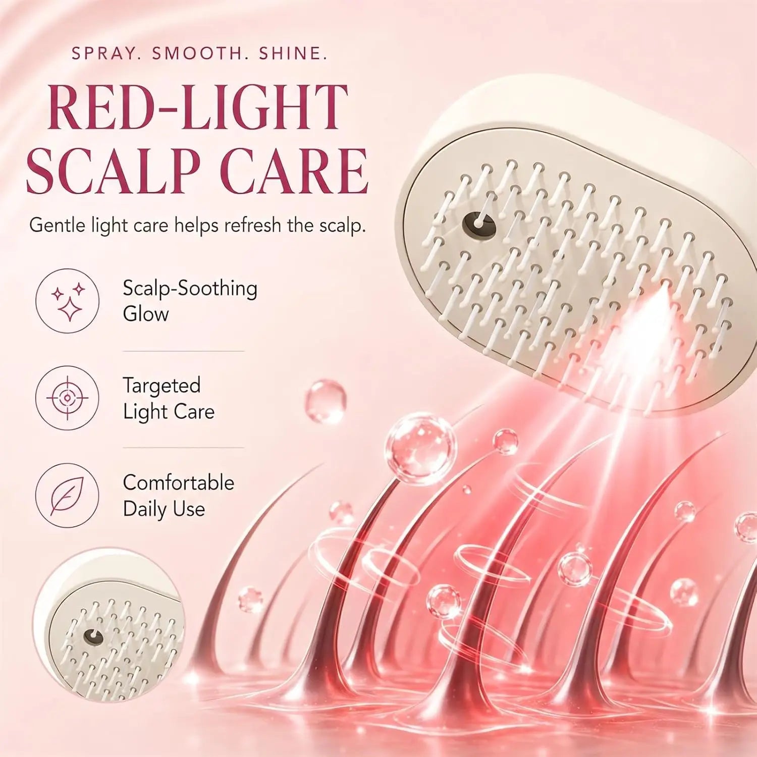 SilkFlow™ Hair & Scalp Therapy Brush