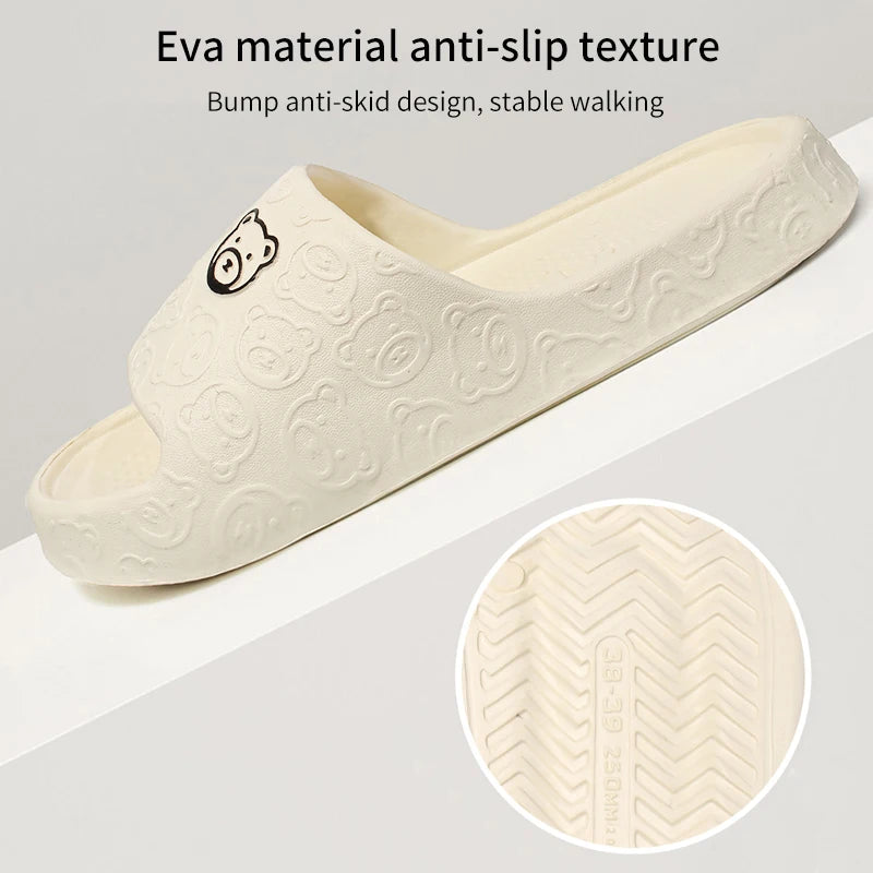 Non-Slip Slippers for Women Outdoor Wear 2026 New Indoor Home Sandals Female Summer Eva
