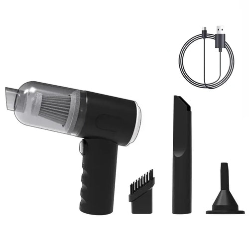 9000Pa Cordless Car Vacuum – Portable USB Rechargeable Mini Vacuum Cleaner for Wet & Dry Cleaning | Perfect for Cars & Home