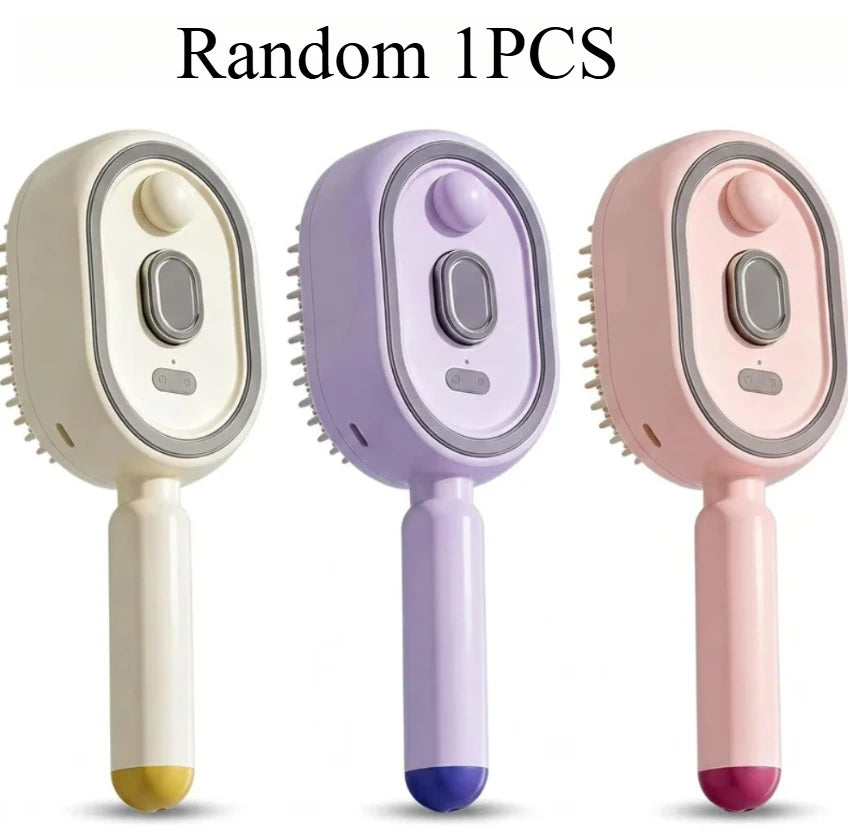 3-in-1 Electric Scalp Massager & Self-Cleaning Hair Care Comb