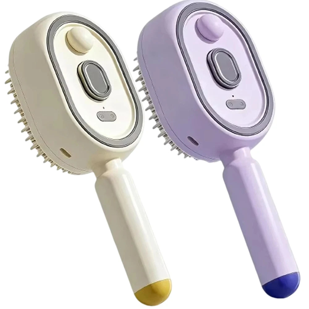 3-in-1 Electric Scalp Massager & Self-Cleaning Hair Care Comb