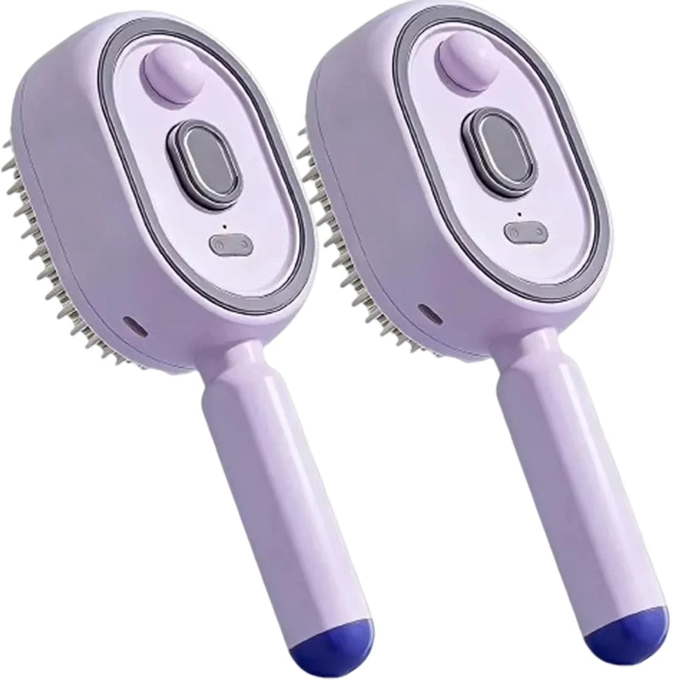 3-in-1 Electric Scalp Massager & Self-Cleaning Hair Care Comb