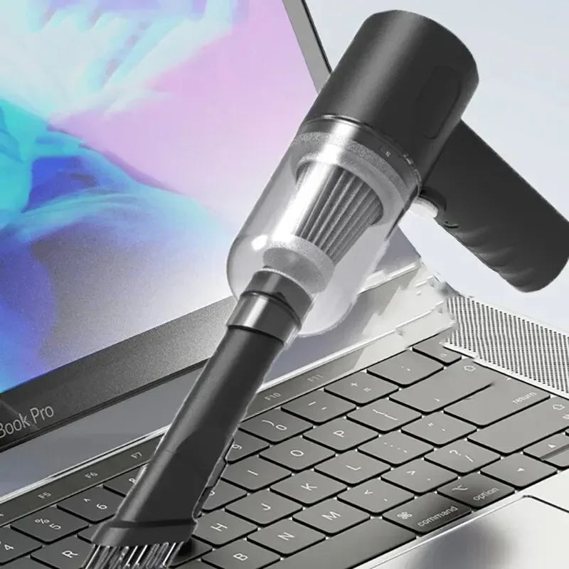 9000Pa Cordless Car Vacuum – Portable USB Rechargeable Mini Vacuum Cleaner for Wet & Dry Cleaning | Perfect for Cars & Home