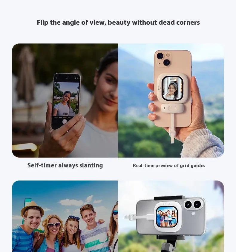 CYNOVA Founist Vlogmate Mini AMOLED Screen Magnetic Selfie Monitor Screen Remote Control 700nits