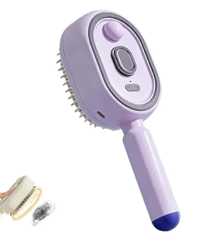 3-in-1 Electric Scalp Massager & Self-Cleaning Hair Care Comb