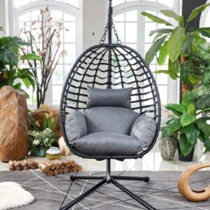 Hanging Chair Swing Chairs Egg Chair Garden Balcony Hammock Nest Chair XL